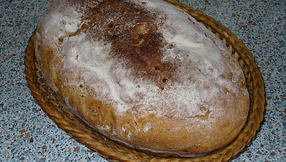 Slaninovo - cibulový chleba