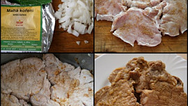 Vepřová kotleta s přírodní hříbkovou šťávou