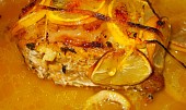 Vepřová pečeně  na šafránu a citronech