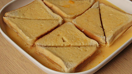 Vylepšený zapékaný Croque Monsieur