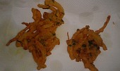 Cibule v těstíčku pakora/bhaji - Indická kuchyně (osmažené pakory)
