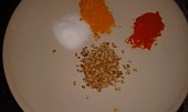 Cibule v těstíčku pakora/bhaji - Indická kuchyně, směs koření