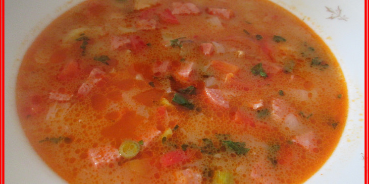 Dračí mlsná buřtová polévka (Dračí buřtová polévka)