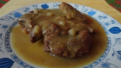 Exotická dušená krkovička