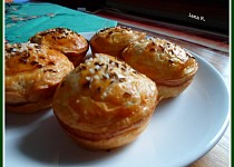 Houbové muffiny z listového těsta