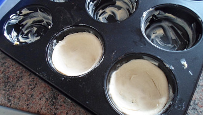 Houbové muffiny z listového těsta