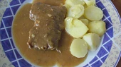 Hovězí roštěná na česneku, hovězí roštěnka na česneku