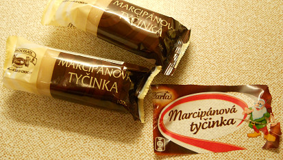 Hranolky s marcipánem, marcipán 100g balení
