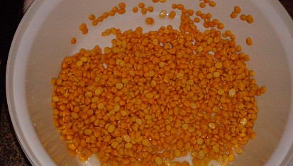 Indická kuchyně - Dhal s brusinkami, channa dal