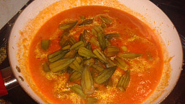 Indická kuchyně - Okra masala curry