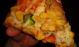 Indická kuchyně - Pizza chicken tikka