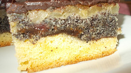 Jablečno - makový dezert