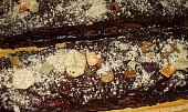 Kakaovo - kávový perníkový srnčí hřbet s mandlemi a brandy