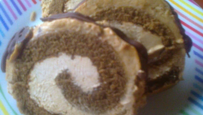 Kávová roláda s Baileys