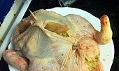 Kuře s houbovou nádivkou místo prsou