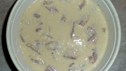 Kuřecí kousky v česnekovém těstíčku podle Čiriny, maso v těstíčku