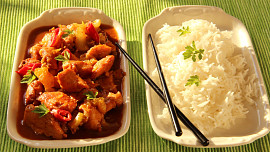 Kuřecí nudličky s pomerančem