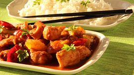 Kuřecí nudličky s pomerančem