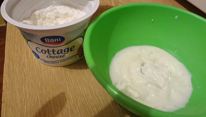 Lehká bílková pomazánka se sýrem Cottage