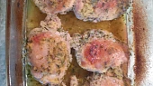 Marocké citronové kuře, Upečené kuře