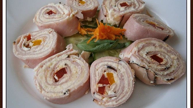 Minirolky na obloženou mísu nebo na jednohubky, Minirolky na obloženou mísu, nebo na jednohubky