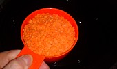 Ostrá čočková polévka v PH (1 hrnek červené čočky)