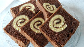 Roládo-čoko-ořechový koláč