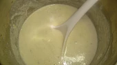 Špagety se smetanou a nivou, Hotová omáčka