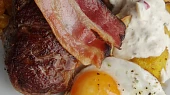 Steak paní Colombové (z vepřové panenky), Steak z vepřové panenky paní Colombové