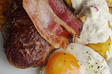 Steak z vepřové panenky paní Colombové