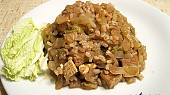 Tofu v zelí s rýží