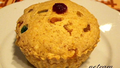 Vánoční muffinky bez lepku, mléka a vajec