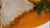 Vepřová kýta v zeleninovém krému, Detail