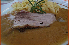 Vepřová plec v paprikové omáčce