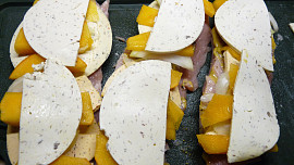 Vepřové plátky s kaki - variace na recept Aničky Kocikové