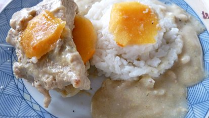 Vepřové plátky s kaki - variace na recept Aničky Kocikové