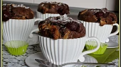Višňové muffiny s čokoládou