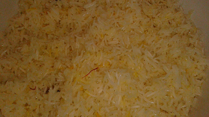 Voňavá rýže se šafránem