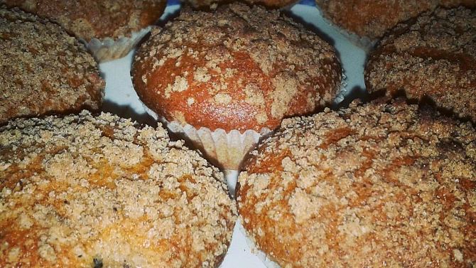 Zdravější borůvkové muffiny