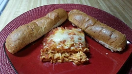 Americké kuřecí lasagne