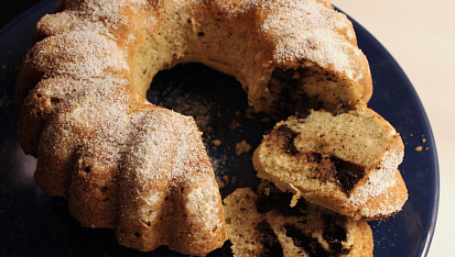 Bezlepková bábovka, Namísto 50g kukuřičné jsem dal 60g rýžové+30g bezlep. krupičné kaše... těsto chce poladit, jinak bylo jak na palačinky a moc to nenakypřilo... ale jinak super!