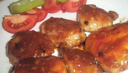 Chilli panenka s meruňkovo-zázvorovou glazurou
