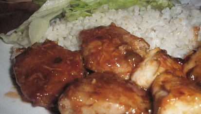 Chilli panenka s meruňkovo-zázvorovou glazurou
