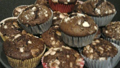 Čokoládové muffiny