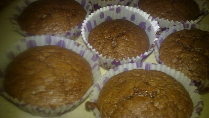 Čokoládové muffiny s pomerančem