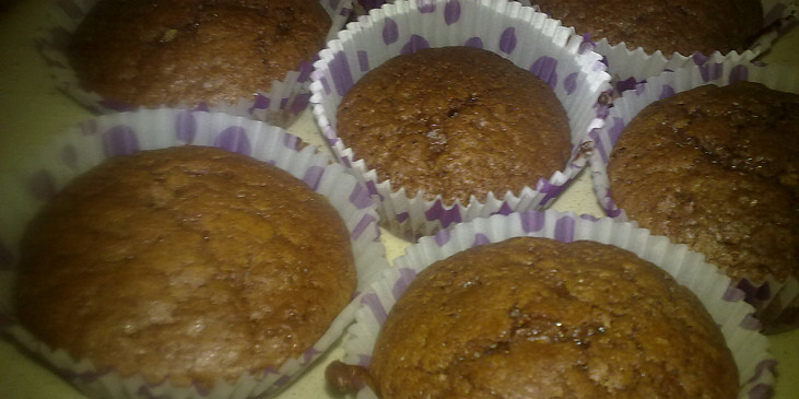 Čokoládové muffiny s pomerančem
