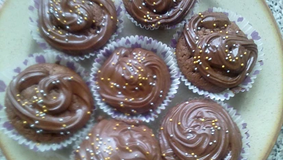 Čokoládové muffiny s pomerančem