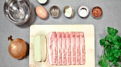 Domácí špecle se slaninou a pivním sýrem, Seznam ingrediencí