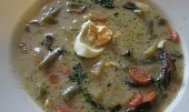 Fazolková polévka s chutí kulajdy, detail...