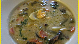 Fazolková polévka s chutí kulajdy